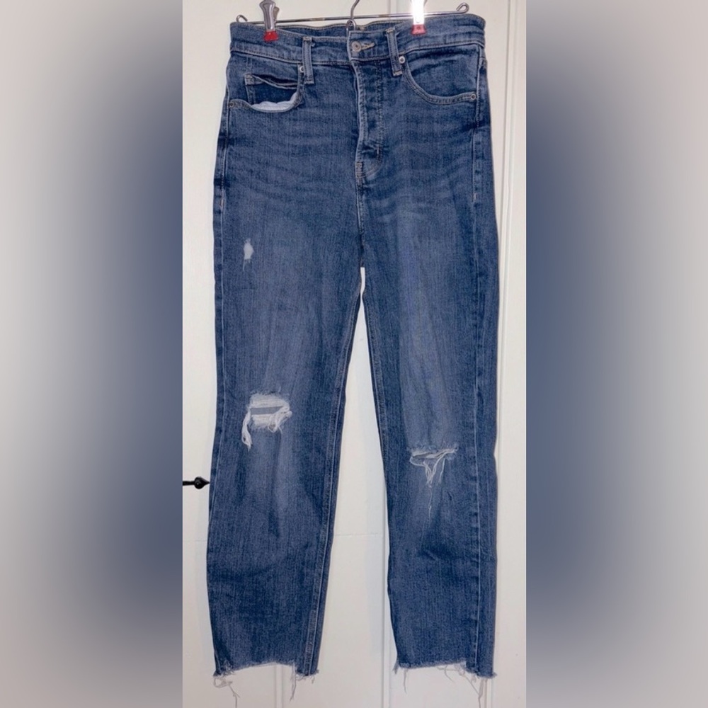 Old Navy Women’s/Juniors Denim High Rise, Straight Leg Jeans size 4